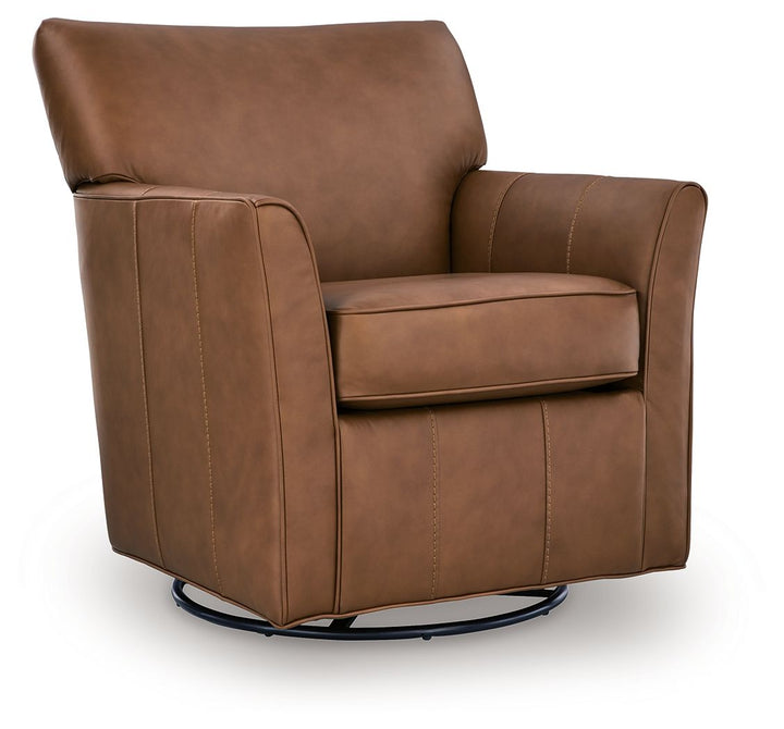 Braydunn - Swivel Glider Accent Chair - Roberts Furniture & Mattress (Yorktown, VA)