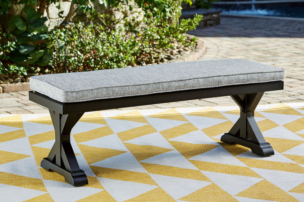 Beachcroft - Bench With Cushion - Roberts Furniture & Mattress (Yorktown, VA)
