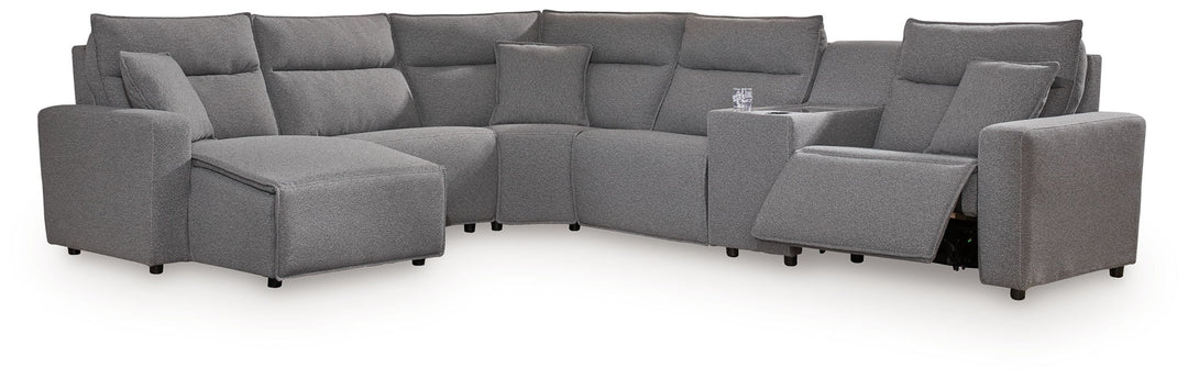 ModMax II - Salt And Pepper - Reclining Sectional