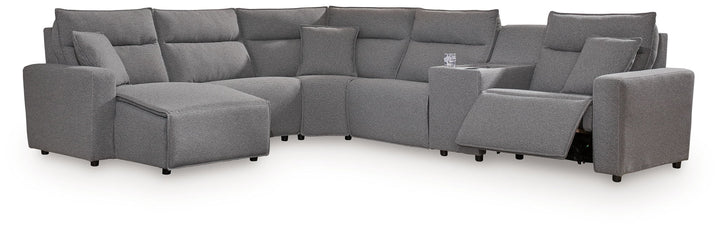 ModMax II - Salt And Pepper - Reclining Sectional