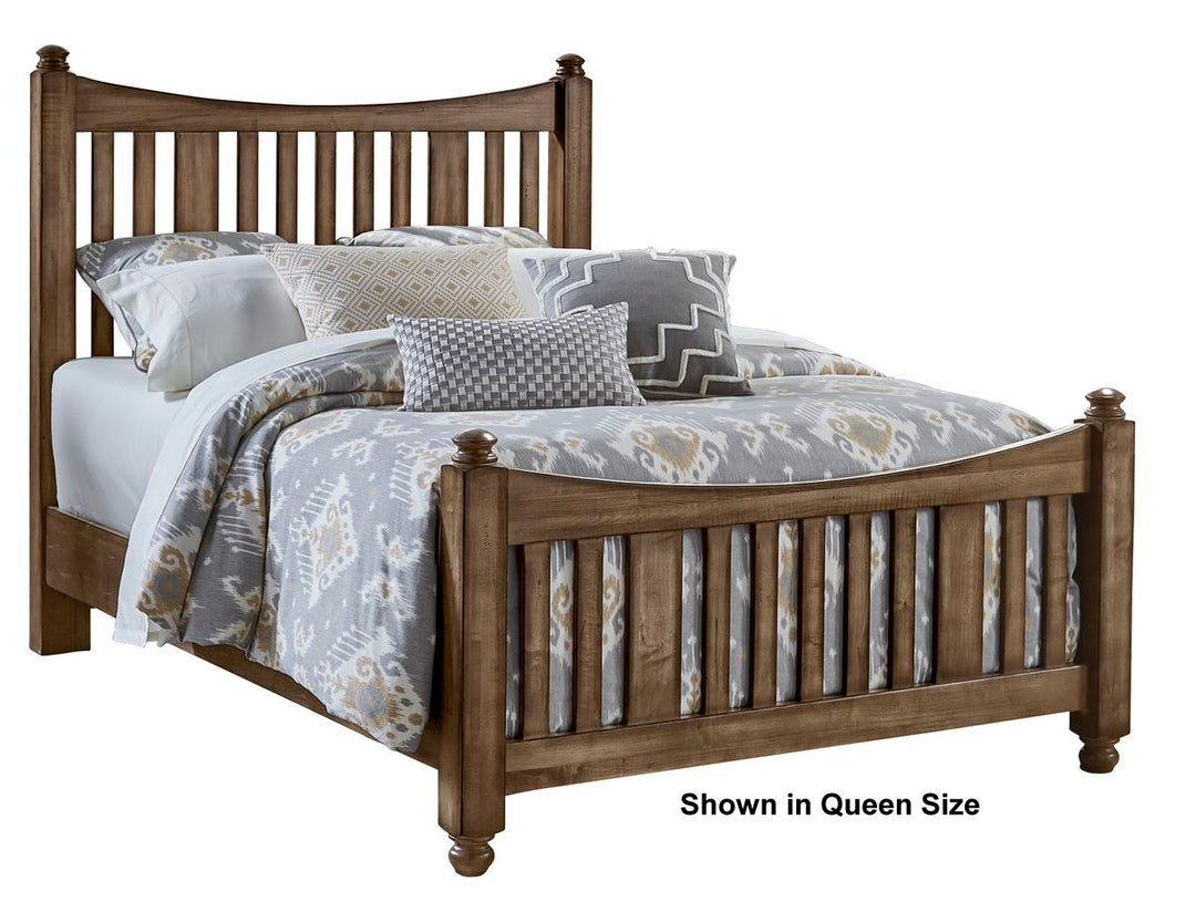 Maple Road - Slat Poster Bed With Slat Poster Footboard - Roberts Furniture & Mattress (Yorktown, VA)