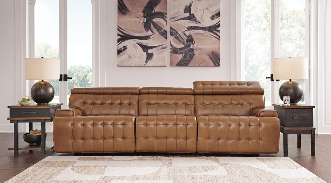 Temmpton - Power Reclining Sectional - Roberts Furniture & Mattress (Yorktown, VA)