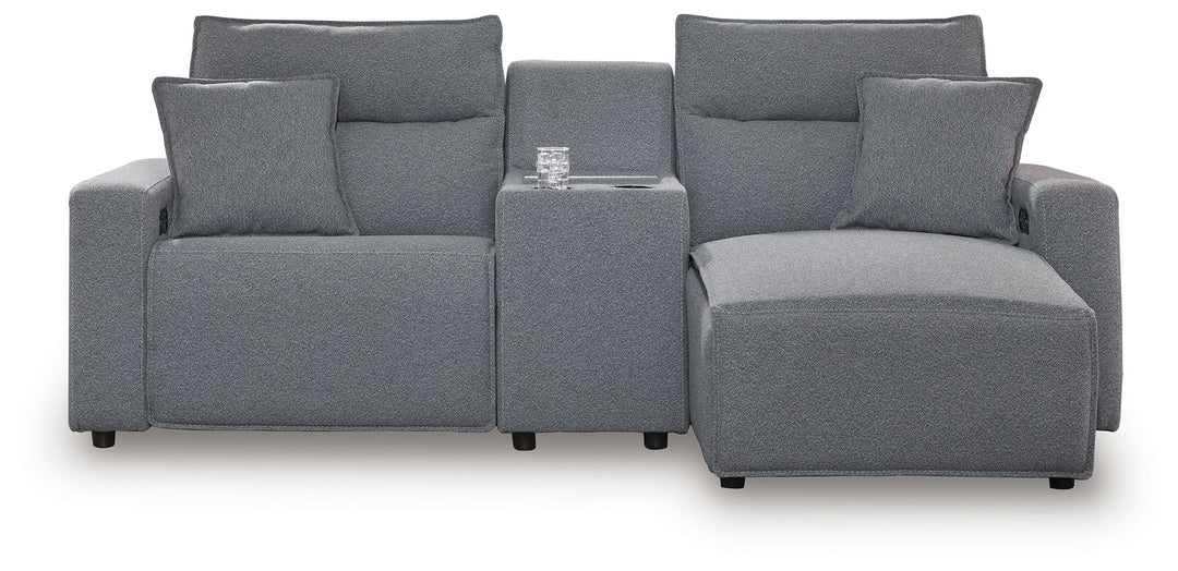 ModMax II - Salt And Pepper - Reclining Sectional