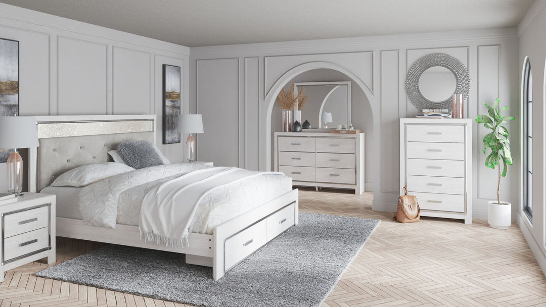 Altyra - Upholstered Storage Bedroom Set - Roberts Furniture & Mattress (Yorktown, VA)