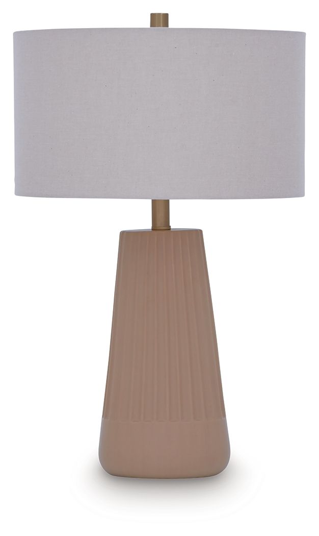 Dellner - Ceramic Table Lamp - Mocha