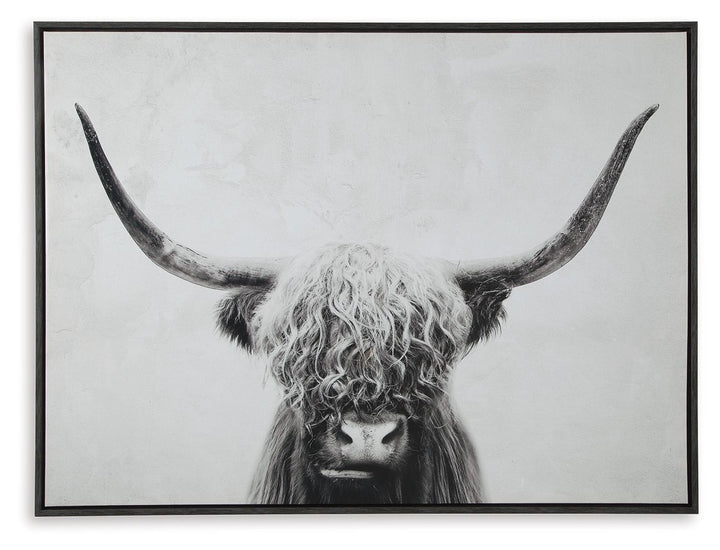 Pancho - Wall Art - Black / White