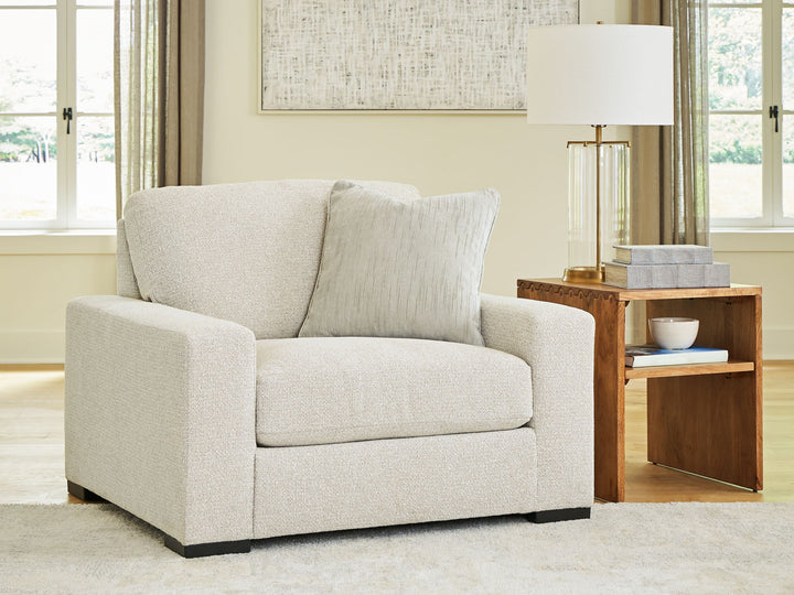 Conlee-Pike - Chair And A Half - Linen - Roberts Furniture & Mattress (Yorktown, VA)