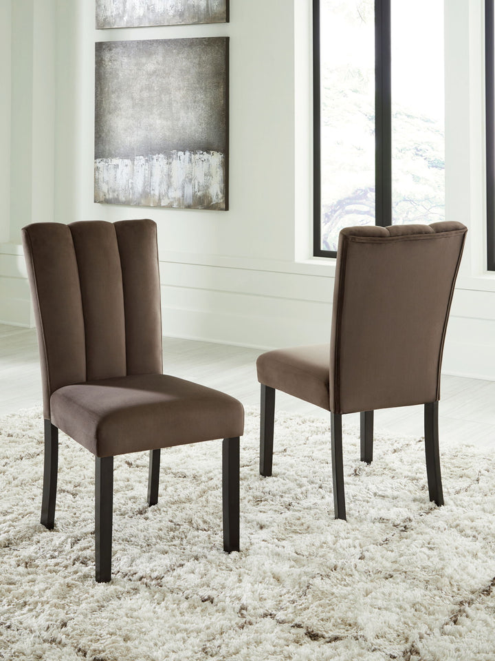 Jeshina - Dining Upholstered Side Chair (Set of 2) - Mocha