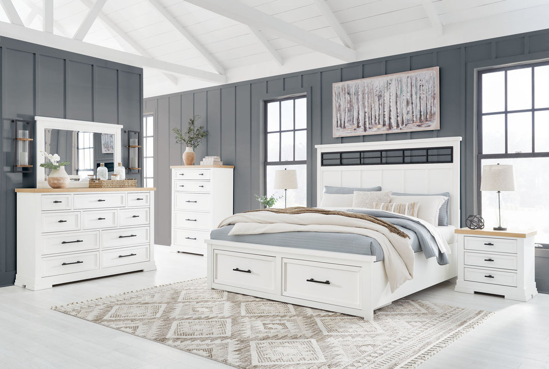 Ashbryn - Panel Storage Bedroom Set - Roberts Furniture & Mattress (Yorktown, VA)