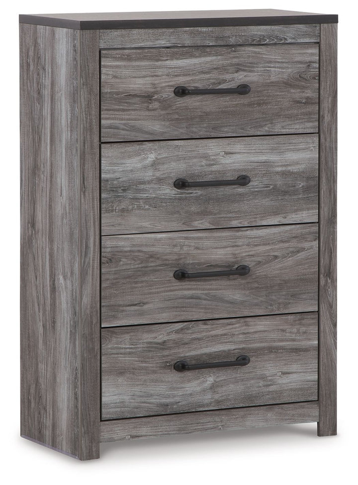 Bronyan - Four Drawer Chest - Dark Gray
