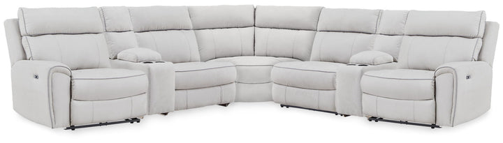 Social Pointe - Reclining Sectional - Roberts Furniture & Mattress (Yorktown, VA)