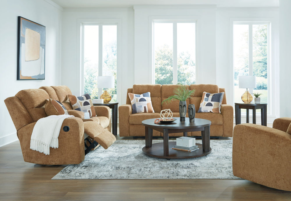 Kanlow - Reclining Living Room Set - Roberts Furniture & Mattress (Yorktown, VA)