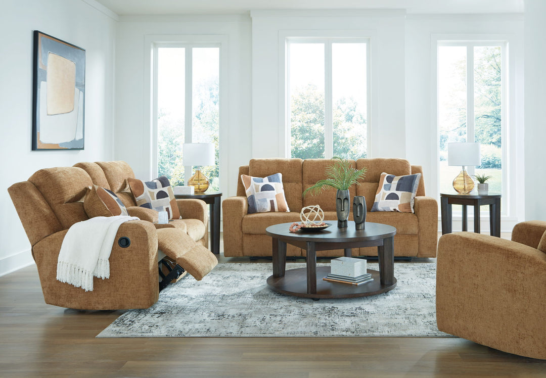 Kanlow - Reclining Living Room Set - Roberts Furniture & Mattress (Yorktown, VA)