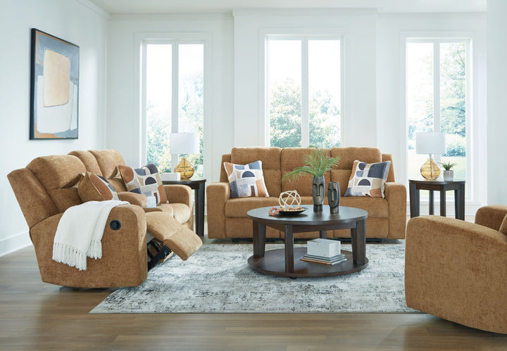 Kanlow - Reclining Living Room Set - Roberts Furniture & Mattress (Yorktown, VA)
