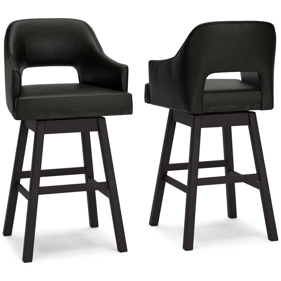 Tallenger - Upholstered Swivel Barstool (Set of 2)