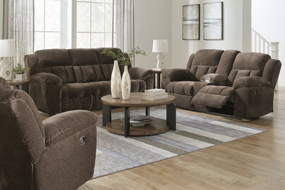 Frohn - Reclining Living Room Set - Roberts Furniture & Mattress (Yorktown, VA)