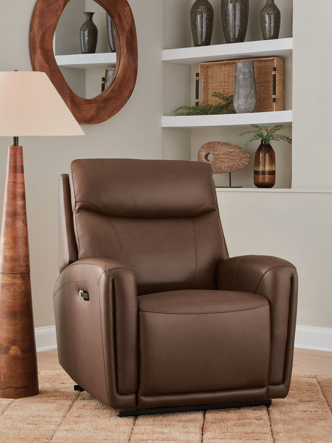 Pincara - Power AutoGlide Recliner With Adjustable Headrest - Roberts Furniture & Mattress (Yorktown, VA)