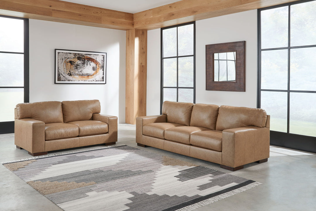 Lombardia - 2 Pc. - Sofa, Loveseat - Tumbleweed - Roberts Furniture & Mattress (Yorktown, VA)