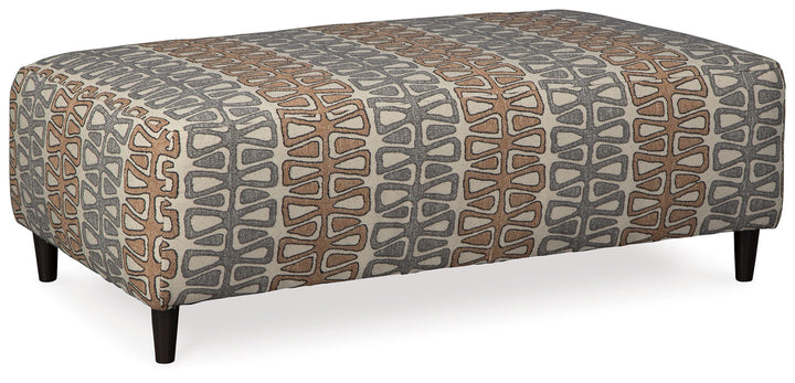 Flintshire - Oversized Accent Ottoman - Auburn