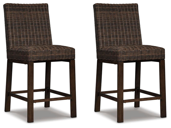 Paradise Trail - Barstool (Set of 2) - Medium Brown - Roberts Furniture & Mattress (Yorktown, VA)