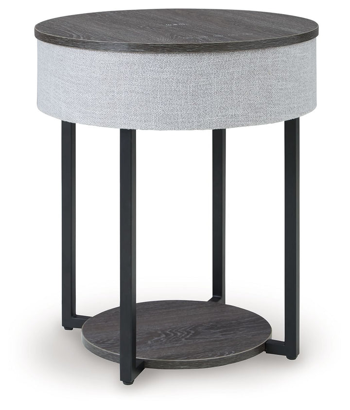 Sethlen - Accent Table - Gray / Black