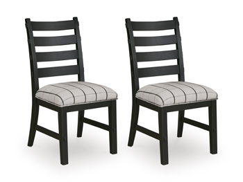 Ridgester - Dining Upholstered Side Chair (Set of 2) - Roberts Furniture & Mattress (Yorktown, VA)