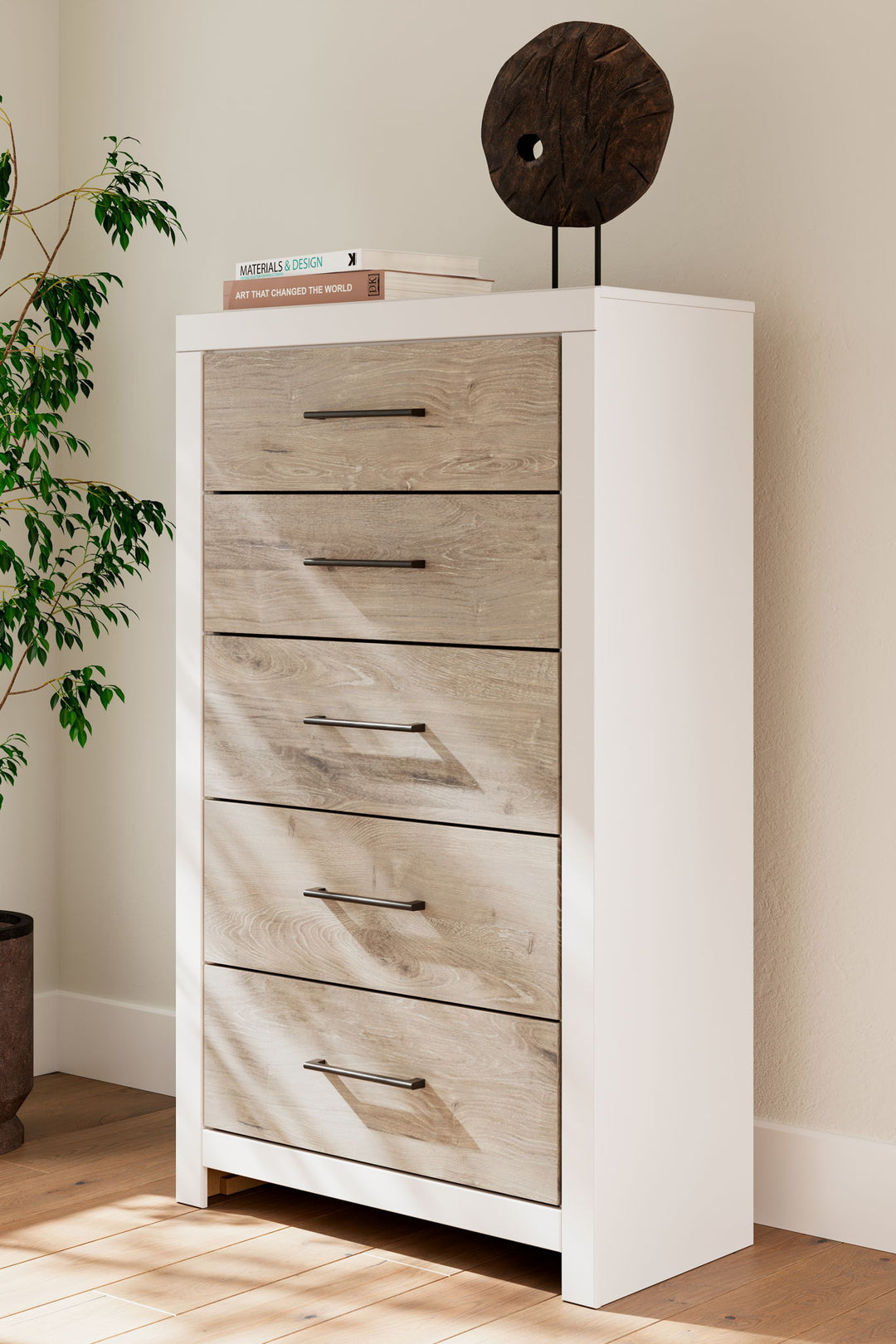 Charbitt - Five Drawer Chest - Two-tone