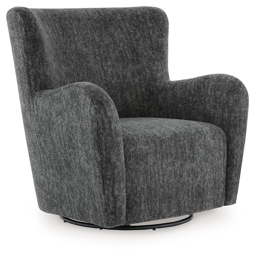 Rowenburg - Swivel Glider Accent Chair – Roberts Furniture & Mattress