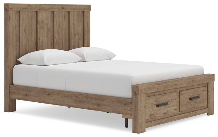 Oliandon - Panel Storage Bed - Roberts Furniture & Mattress (Yorktown, VA)