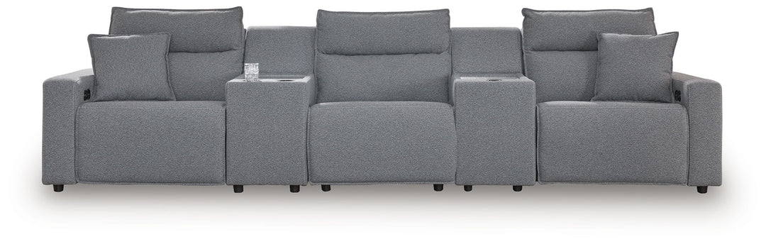 ModMax II - Salt And Pepper - Reclining Sectional