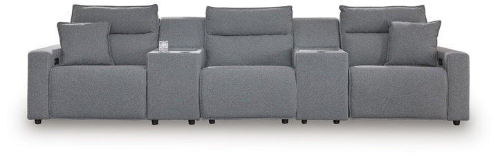 ModMax II - Salt And Pepper - Reclining Sectional