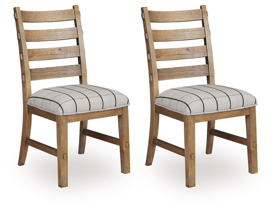 Ridgester - Dining Upholstered Side Chair (Set of 2) - Roberts Furniture & Mattress (Yorktown, VA)