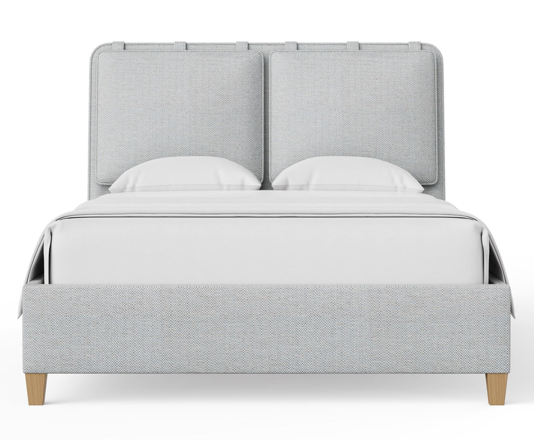 Nordhaven - Upholstered Bed - Clear Maple Legs - Roberts Furniture & Mattress (Yorktown, VA)
