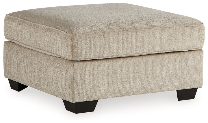 Decelle - Oversized Accent Ottoman - Putty