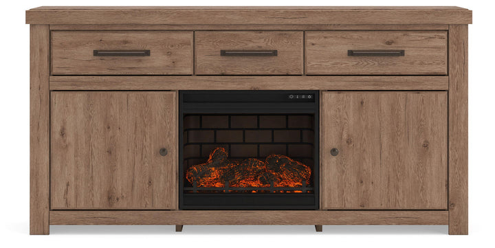 Garistyn - TV Stand With Fireplace Option