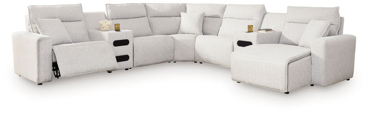 Modmax II - Reclining Sectional - Stone