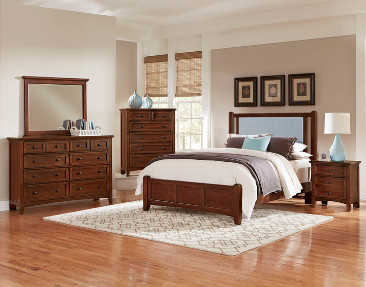 Bonanza - Ocean Blue Linen Upholstered Bed With Storage Footboard - Roberts Furniture & Mattress (Yorktown, VA)