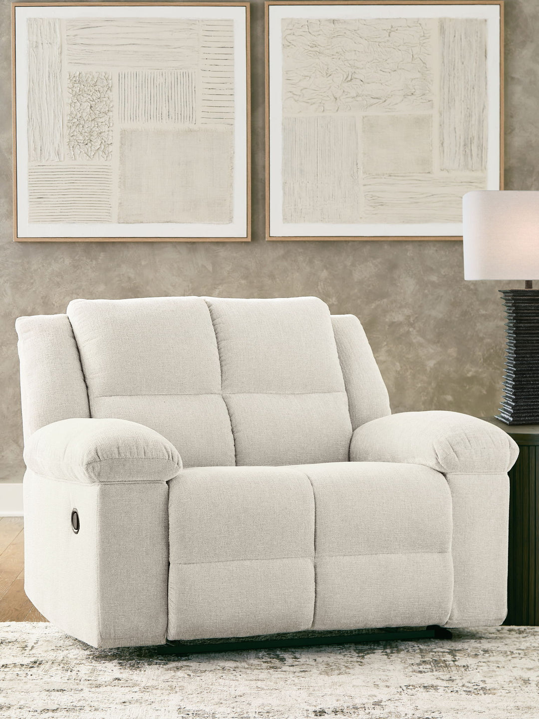 Orlen - Zero Wall Wide Seat Recliner - Winter - Roberts Furniture & Mattress (Yorktown, VA)