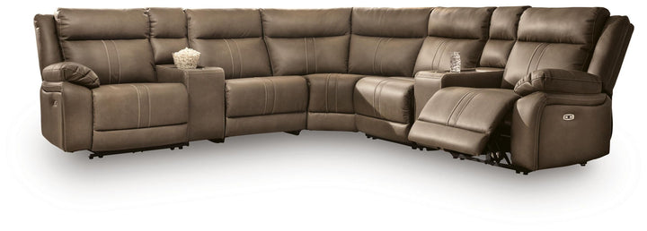 Max-Momentum - Reclining Sectional - Roberts Furniture & Mattress (Yorktown, VA)