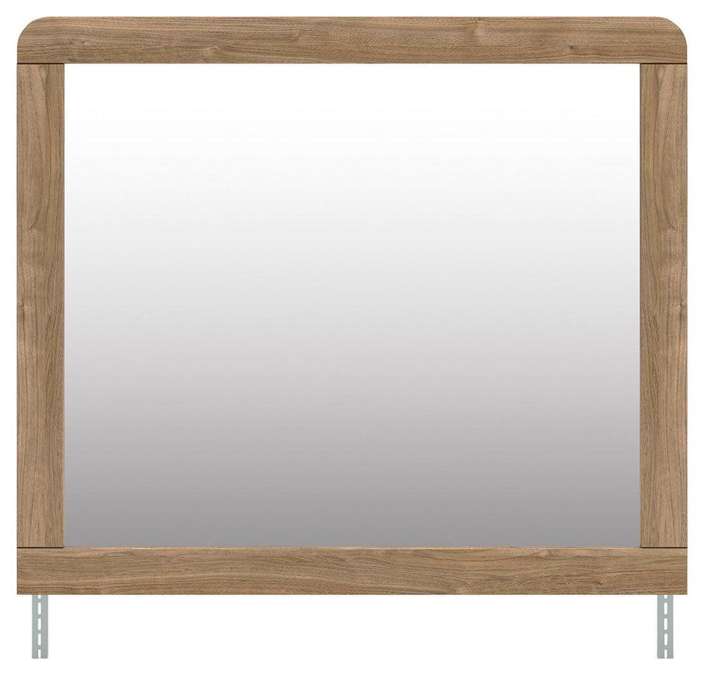 Gramburg - Bedroom Mirror - Warm Natural Brown - Roberts Furniture & Mattress (Yorktown, VA)