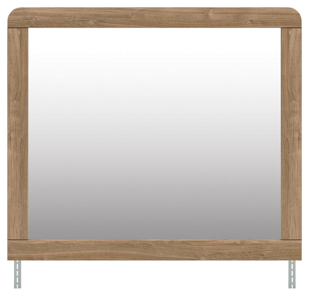 Gramburg - Bedroom Mirror - Warm Natural Brown - Roberts Furniture & Mattress (Yorktown, VA)