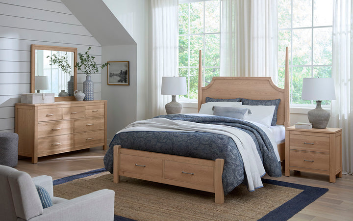Tide & Timber - Pencil Post Storage Bed - Roberts Furniture & Mattress (Yorktown, VA)