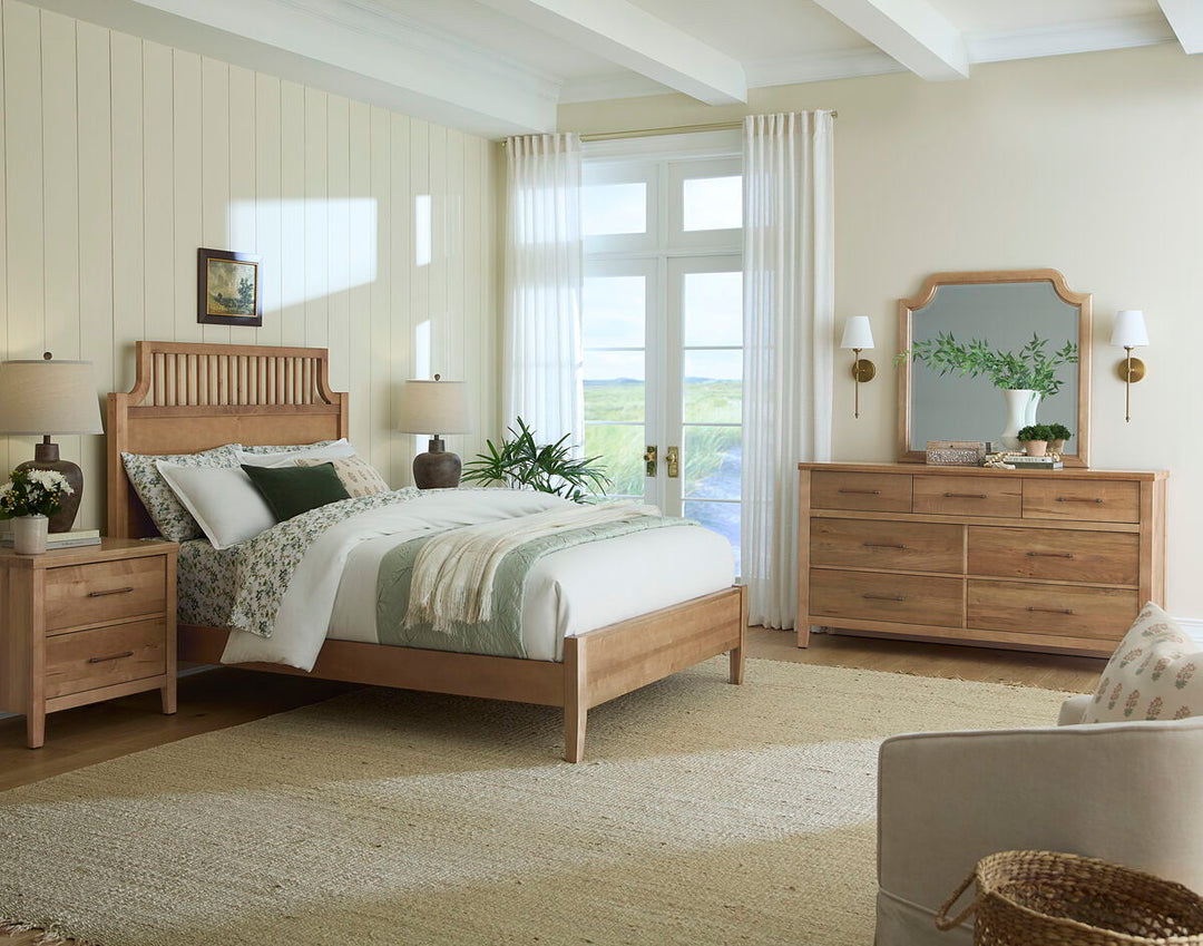 Pure Maple - 2 Drawer Nightstand