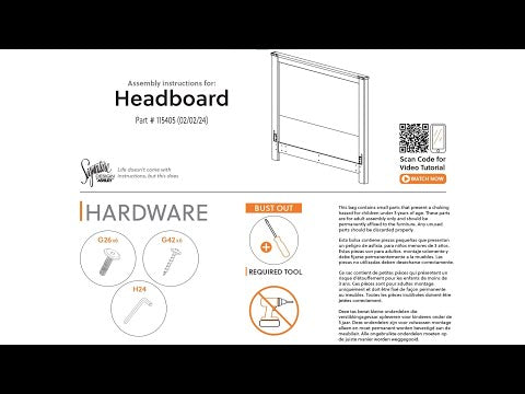 Trinell - Panel Headboard