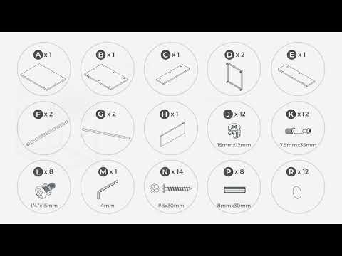 Deznee - Rectangular End Table - White