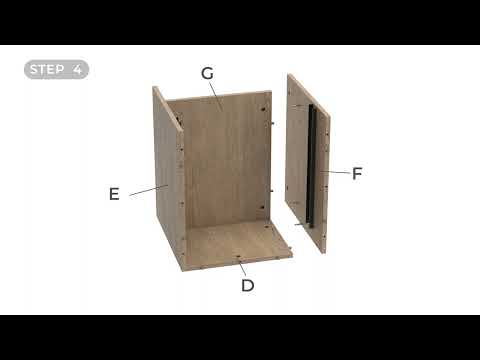 Elmferd - File Cabinet - Light Brown