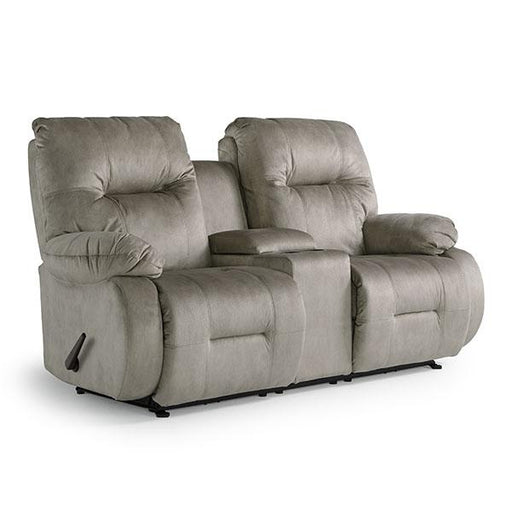 BRINLEY LOVESEAT LEATHER POWER SPACE SAVER CONSOLE LOVESEAT- L700CQ4 image