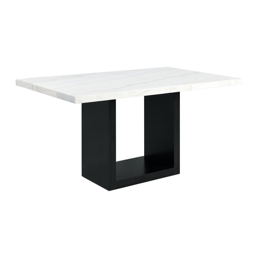 Valentino White Marble Counter Height Dining Table image