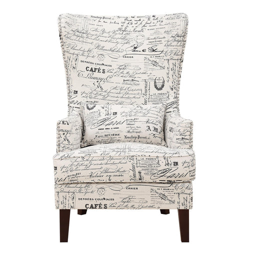 Kori Accent Chair in French Script image