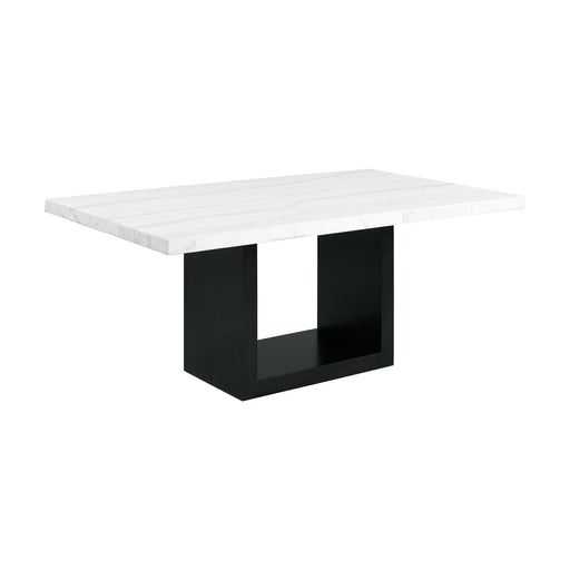 Valentino White Marble Standard Height Dining Table image